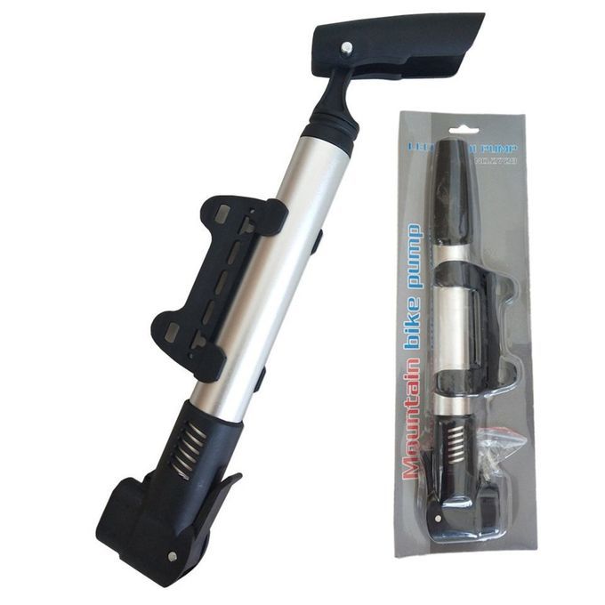 Y Ling Mini Pump Portable Aluminum Alloy Pump Suitable For Mountain Bike Pra Ti Al  Y Ling Equipment-silver