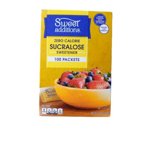Zero Calories Sucralose Sweetner - 100 PACKETS