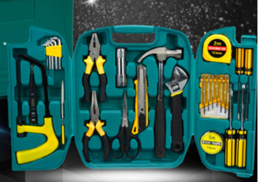 27 Pieces Hand Repair Home Tools Box Set