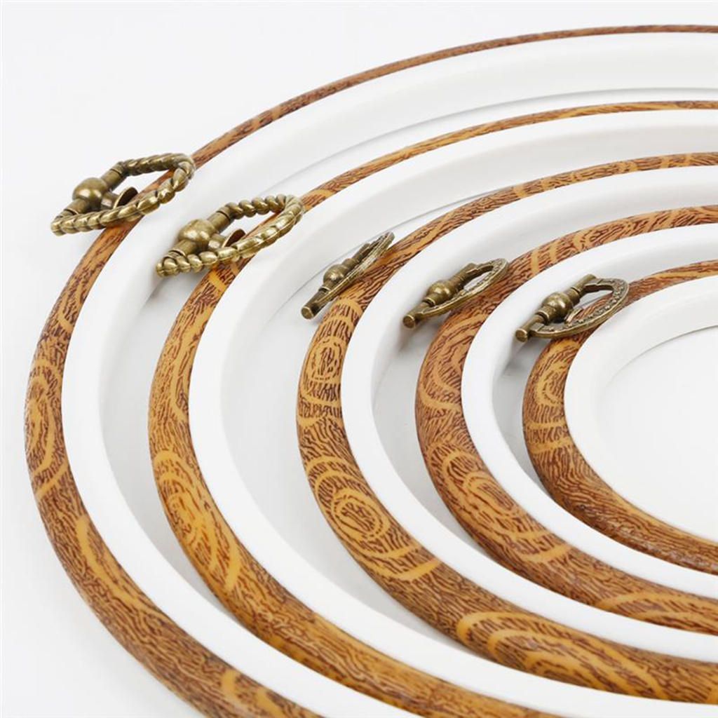 Wood Bamboo Embroidery Hoop  Cross Stitch Frame DIY