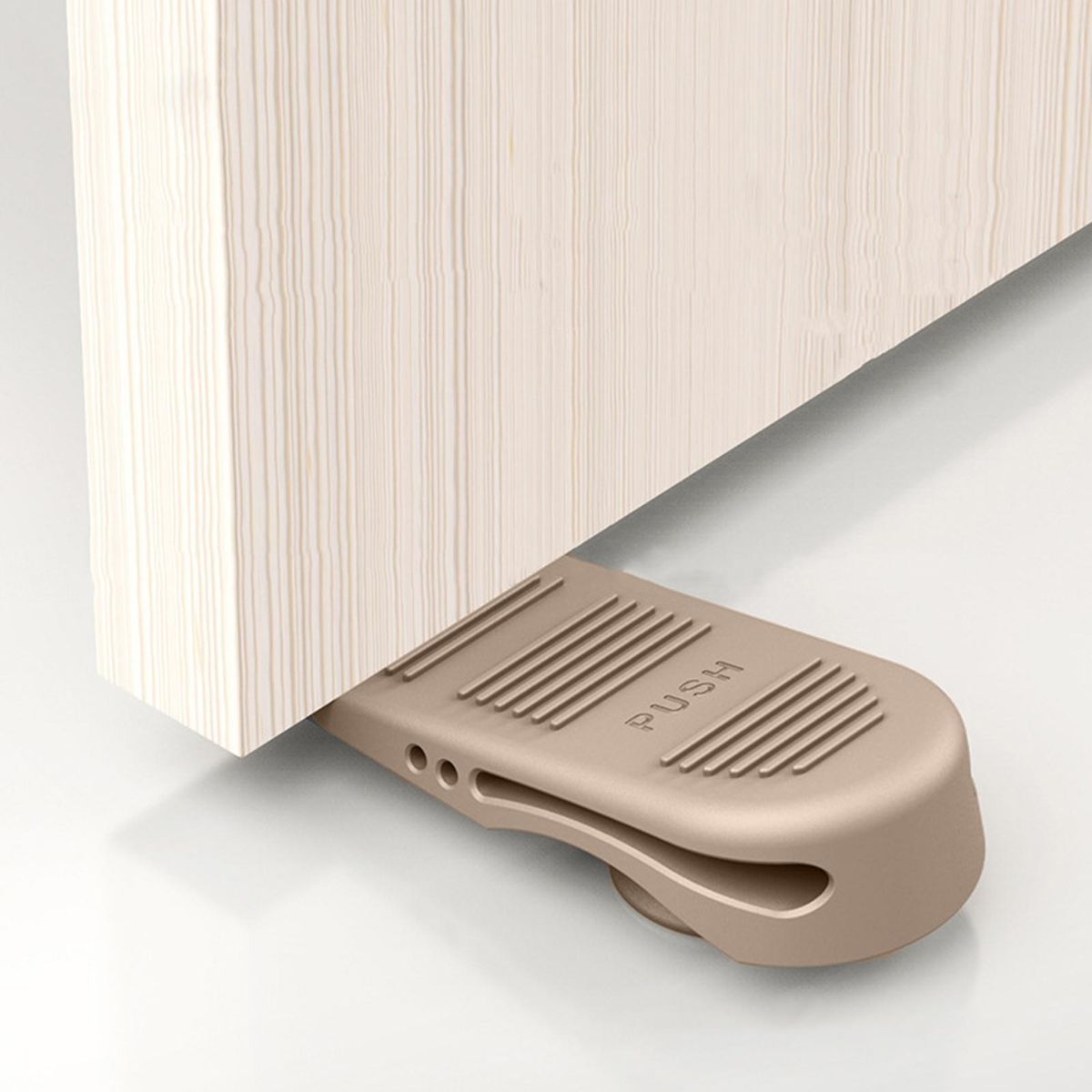 Door Stop Wedge Suction Cup Door Stopper Dark Coffee