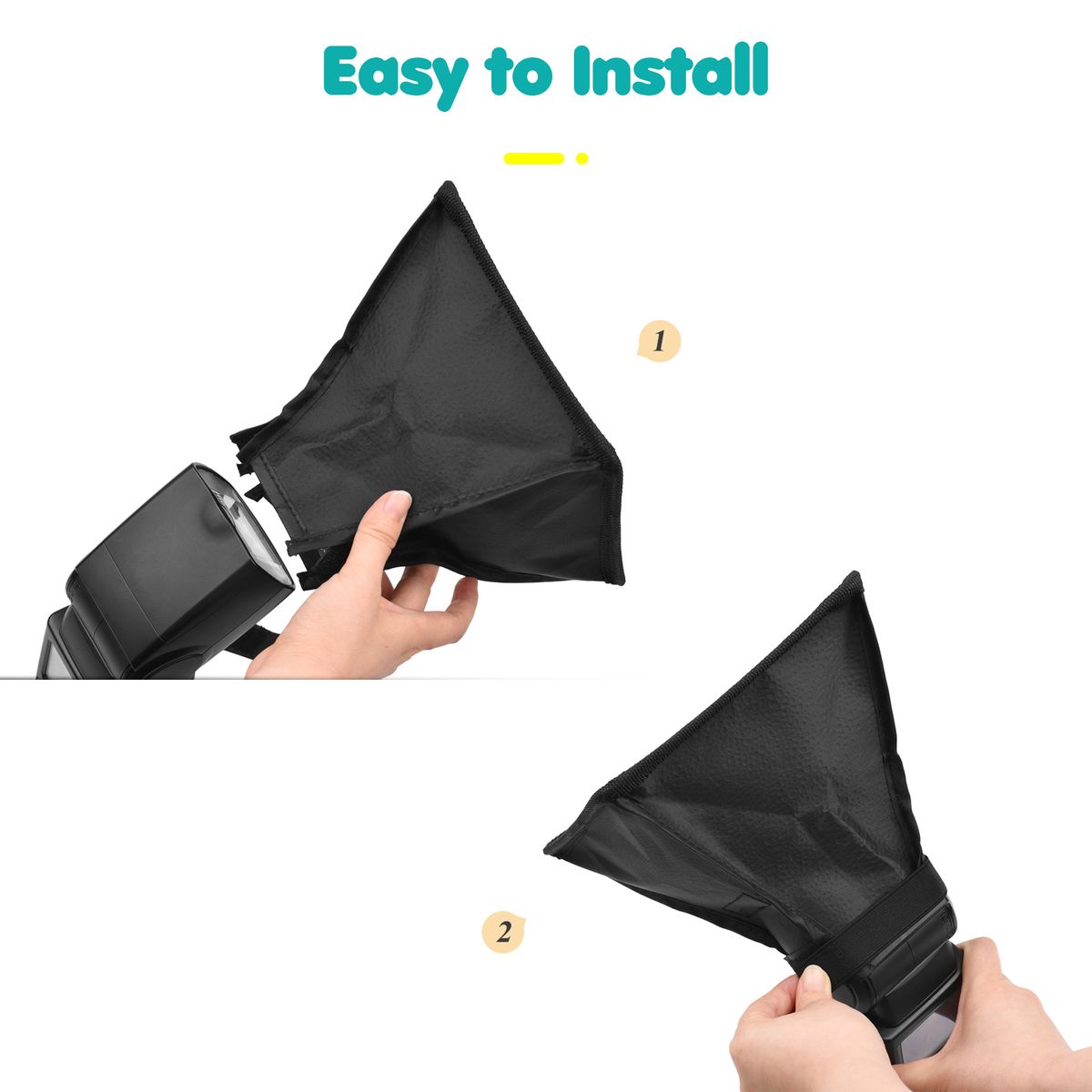 17 * 15cm/ 6.7 * 6in Mini Universal Camera Flash Softbox