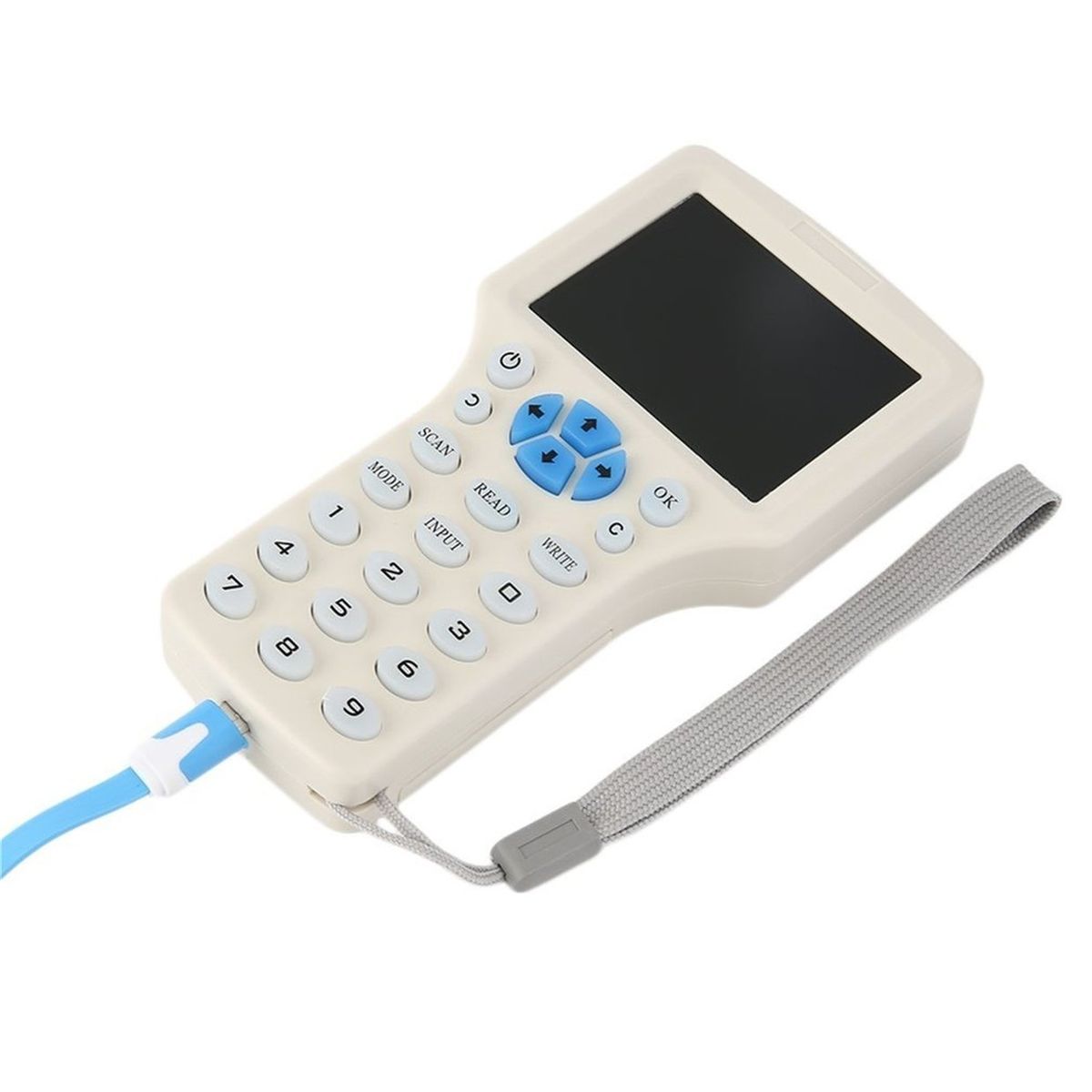 OR Super Full-Featured RFID Copier ID/IC Card Reader/Writer+10 Cards+20 Tags-white