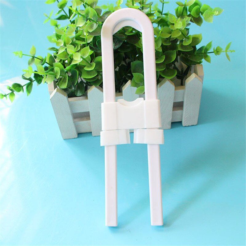 1 Piece Children Protection Lock U Shape Baby Safety Lock Prevent Child From Opening Drawer Cupboard Door Children Safety Lock