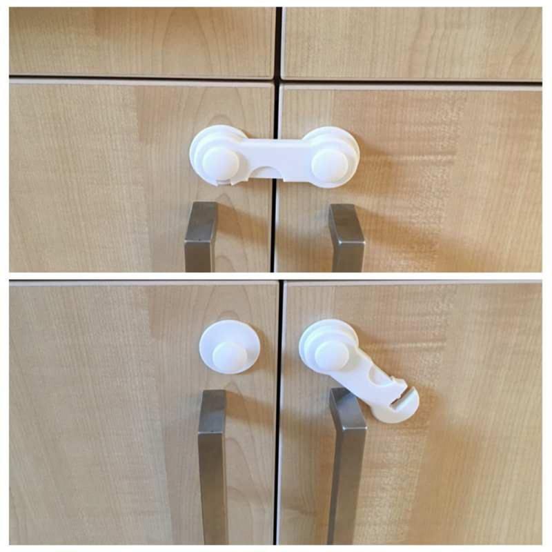 Multi-function Baby Safety  Kitchen Furniture Cupboard  Locks Table Corner Door Kids Cupboard Cabinet Fridge Door Plastic Locks