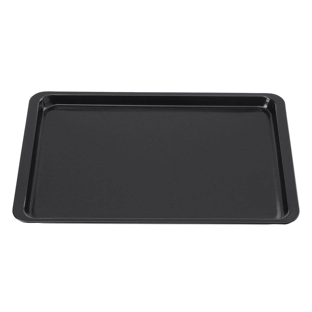 14'' Non-Stick Baking Tray Carbon Steel Bread Cake Cookies Pan Bakery Oven Tools