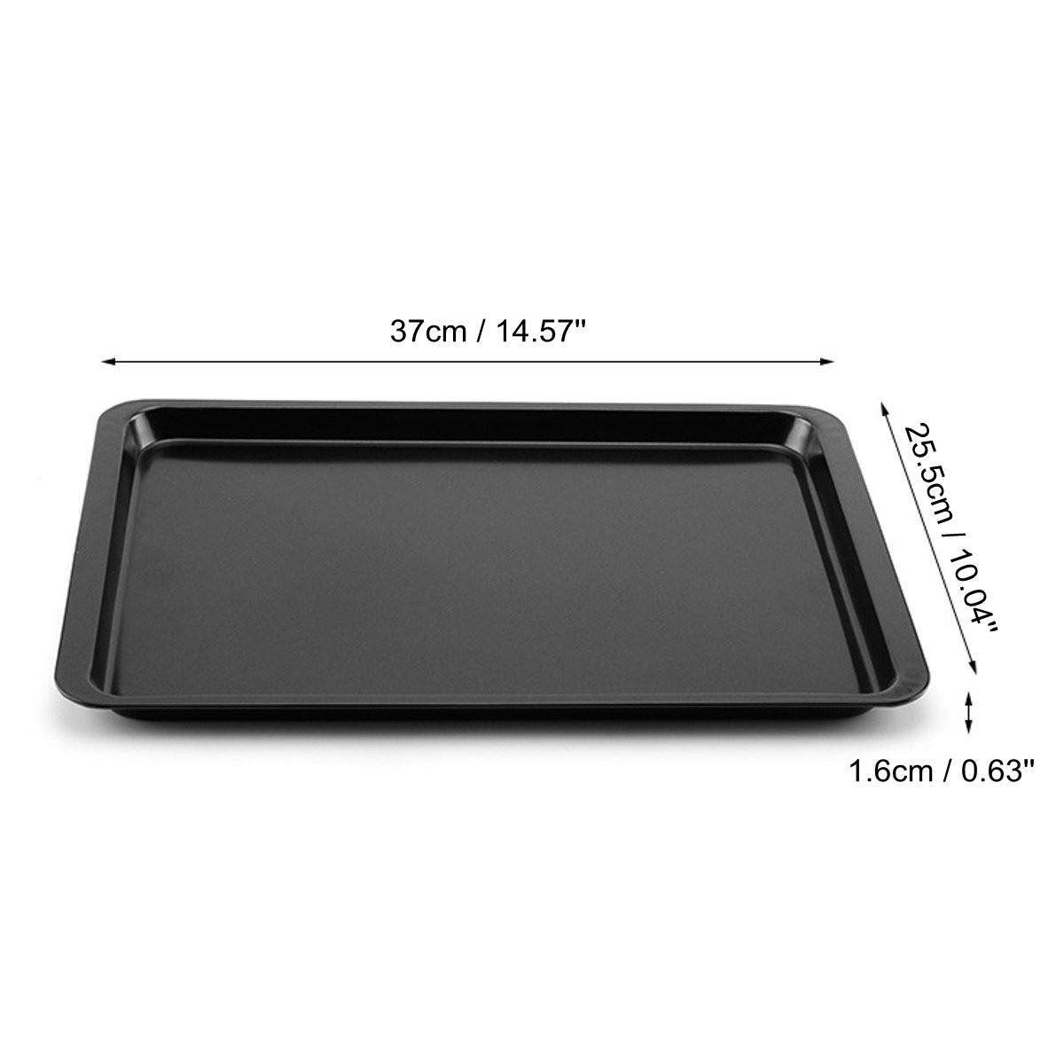14'' Non-Stick Baking Tray Carbon Steel Bread Cake Cookies Pan Bakery Oven Tools