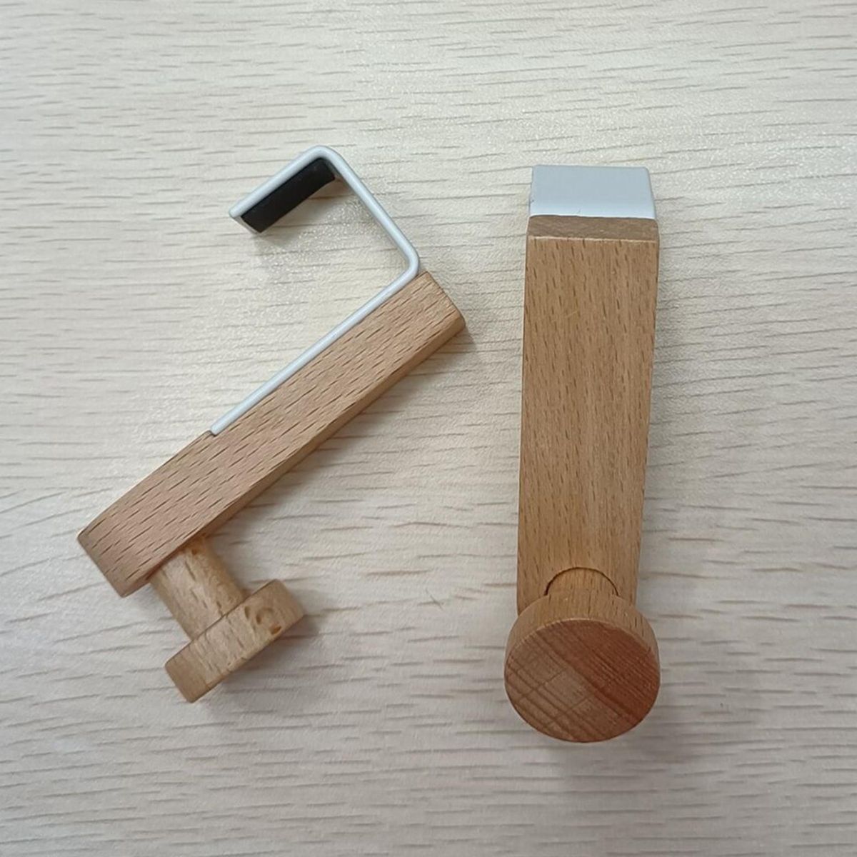 Door Back Hanger Cabinet Behind Door Storage Hanger Hook Wooden Color
