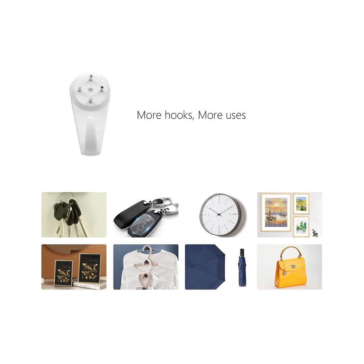 30PCS Invisible Nail Hangers, Concrete Wall Hooks,N