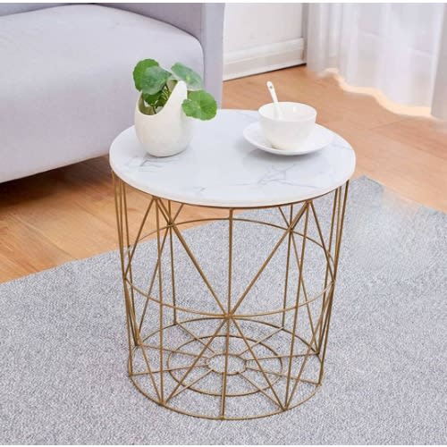 Nordic Side Stool With Storage