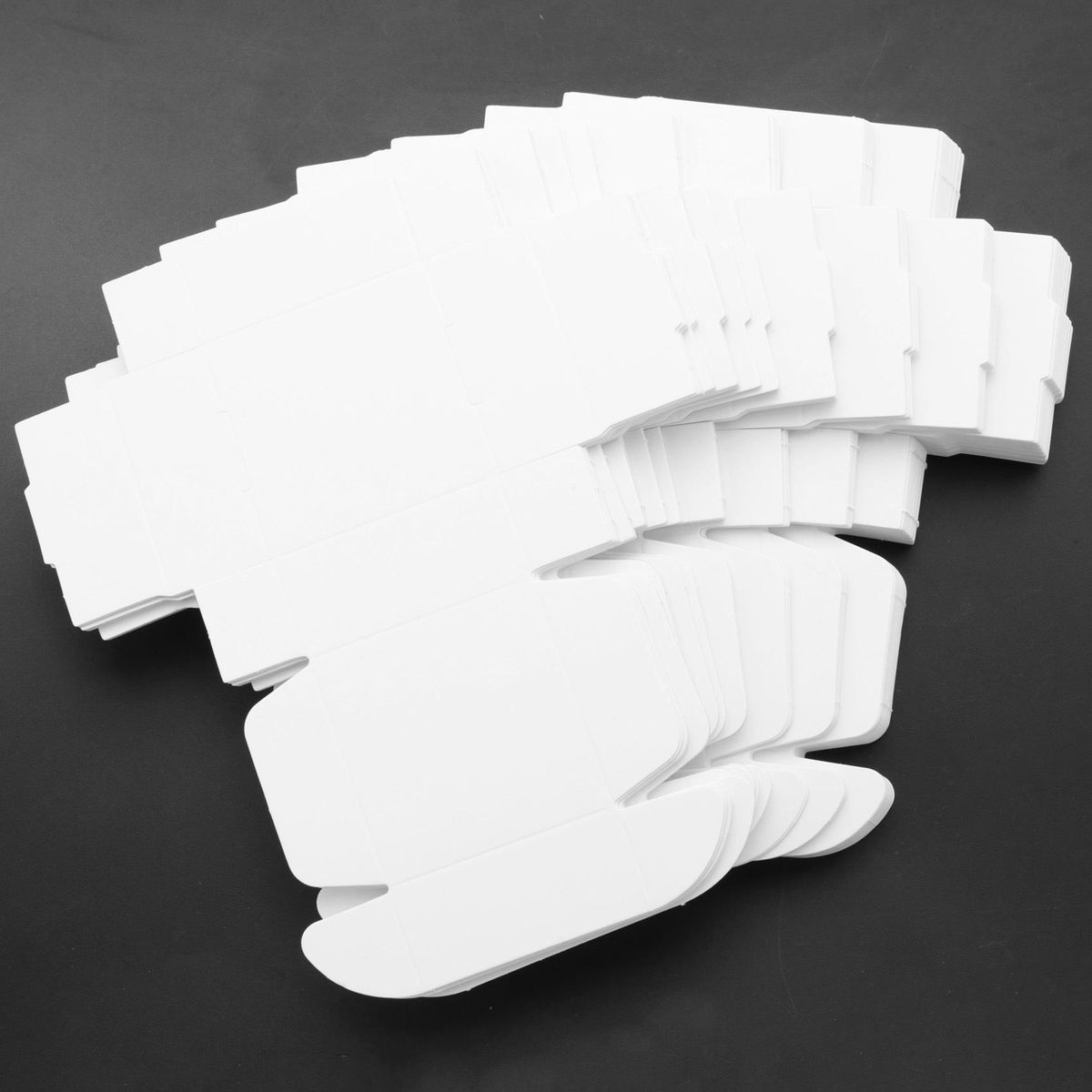 100Pcs Kraft Paper Box Kraft Box Packaging Box Small Size-Wh