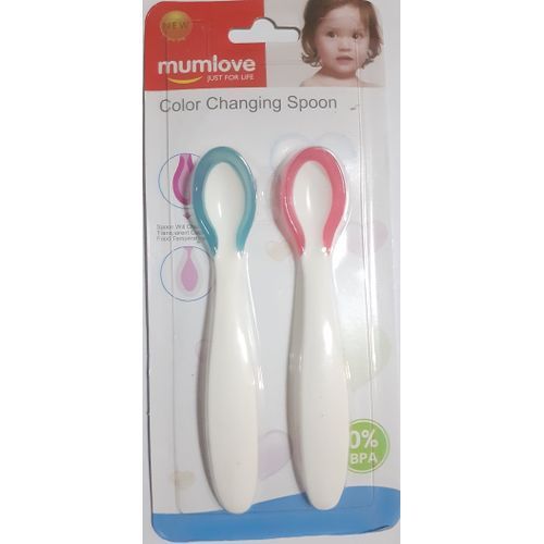 Heat Sensitive Spoon (2 Pcs) - White
