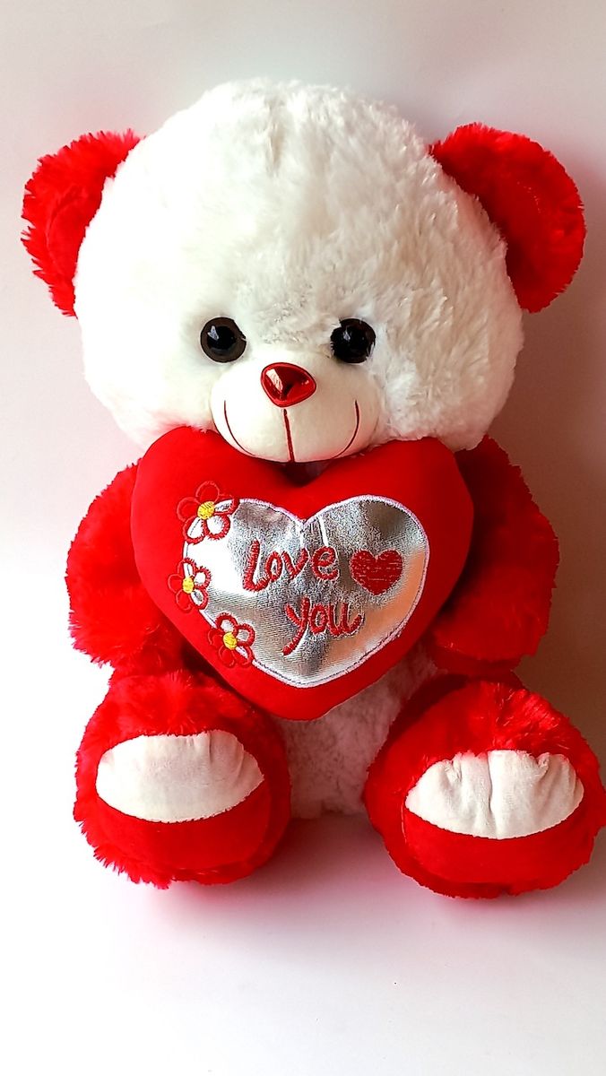 White Fluffy Teddy Bear