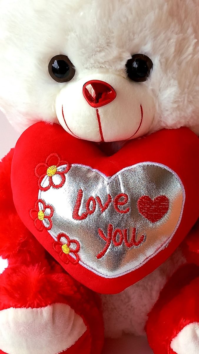 White Fluffy Teddy Bear