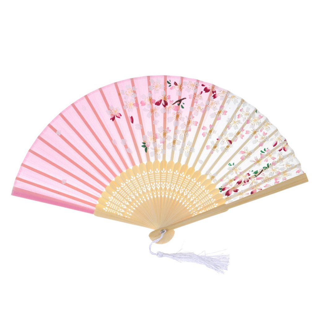 Dance Chinese Hand Silk 1pc Held C523 Wedding Party Best Flower Folding Fan Style Lace