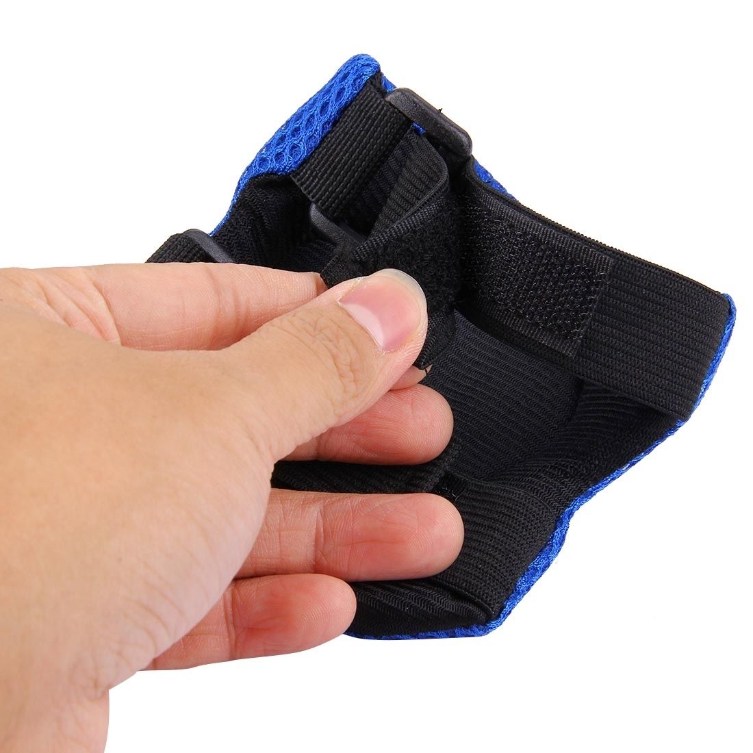 6 In 1 Roller Skate Knee & Elbow & Wrist Pads Protective Gear Sets(Dark Blue)