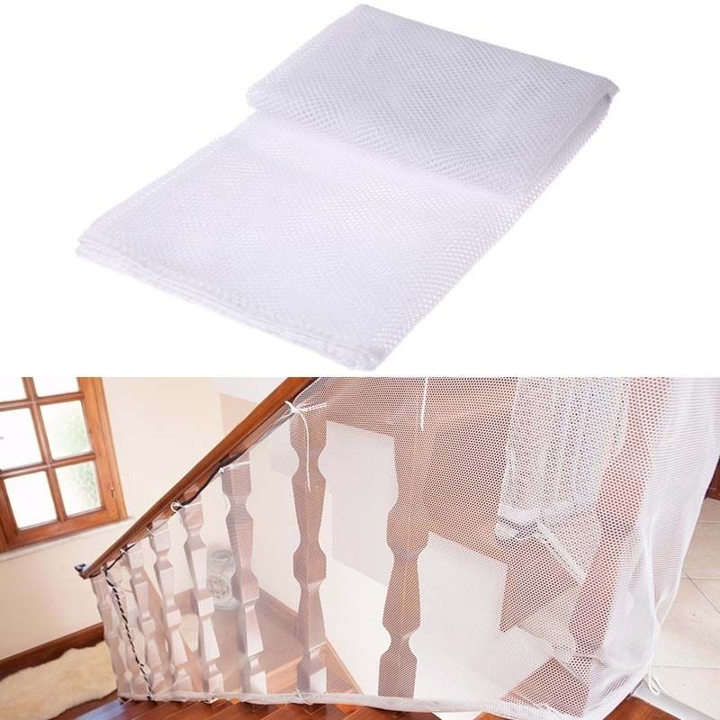 3m Thickening Safety Cope Braided Balcony Stair Safety Net For Child(White)
