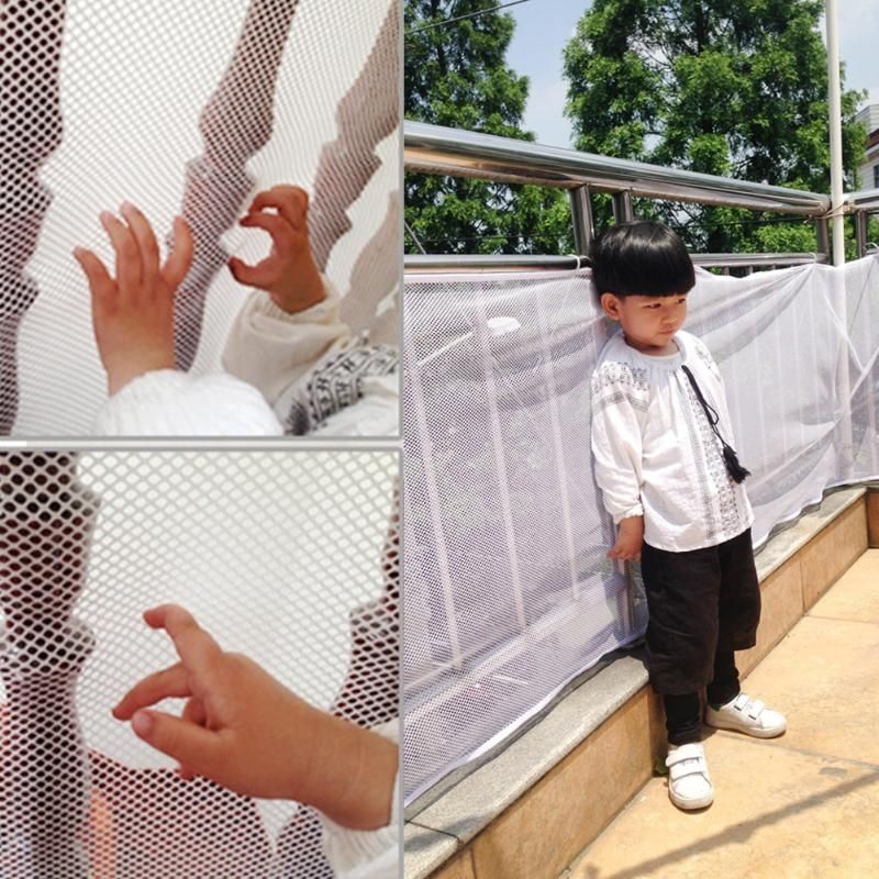 3m Thickening Safety Cope Braided Balcony Stair Safety Net For Child(White)