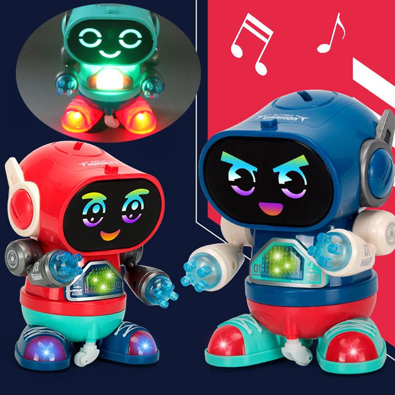 Children Electric Dancing Robots For Kids Toy Rock Light Music Early Education Walking Hot Seller Toys Boys Girls Babys Toddlers