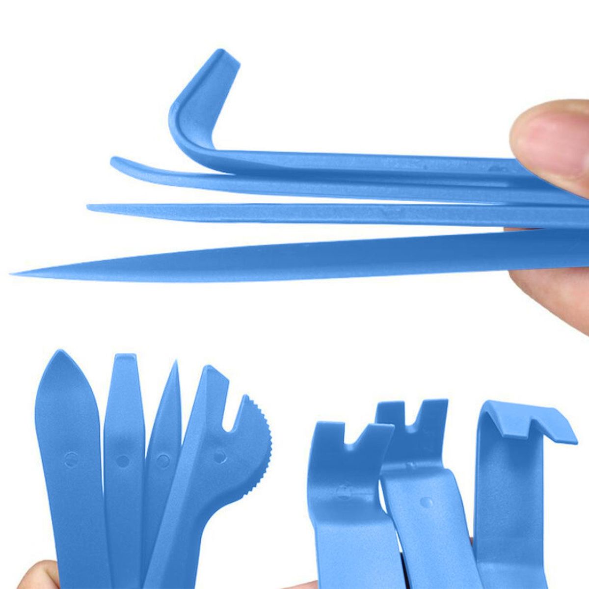 11 Pieces Car Audio Repair Tool Fastener Car Clip Rivet For Light Blue
