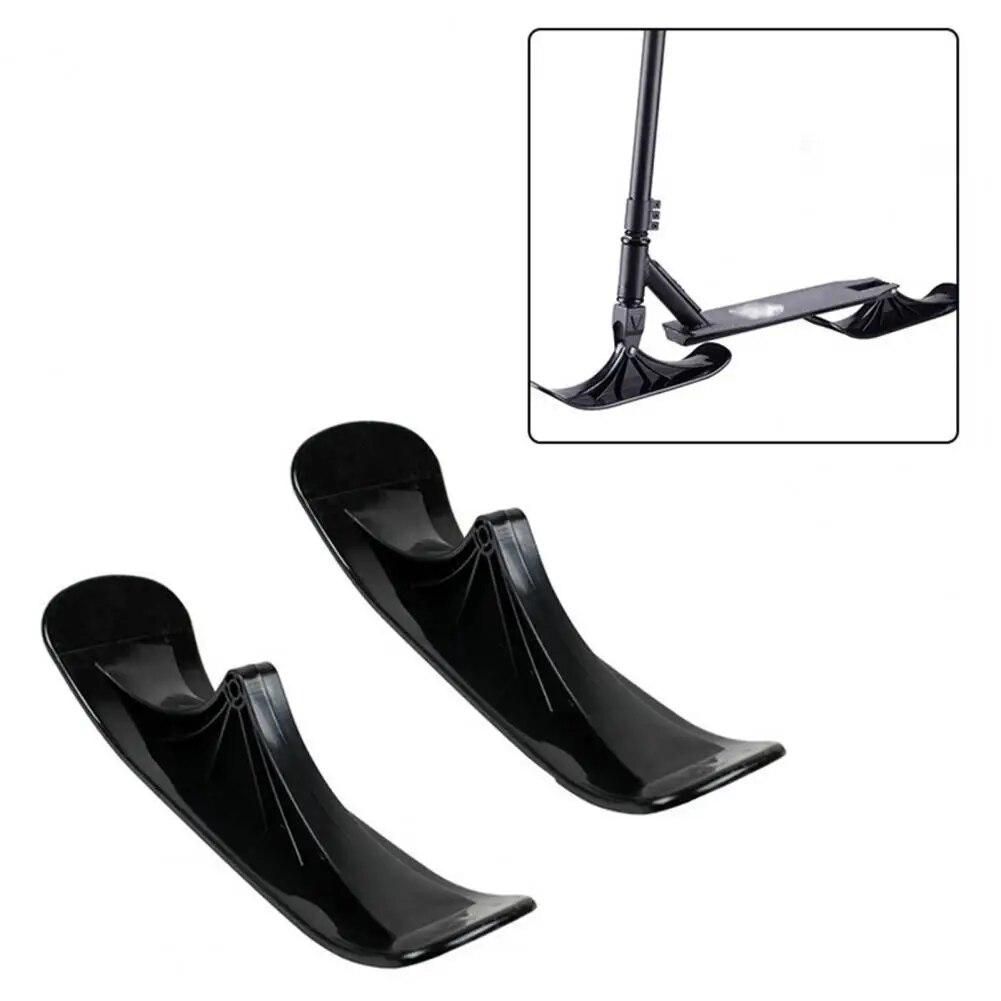 2pcs Snow Scooter Ski Kids Skate Board Sled Scooter Winter Cycling Universal Sled Skiing Board Riding Scooter Replacement Parts