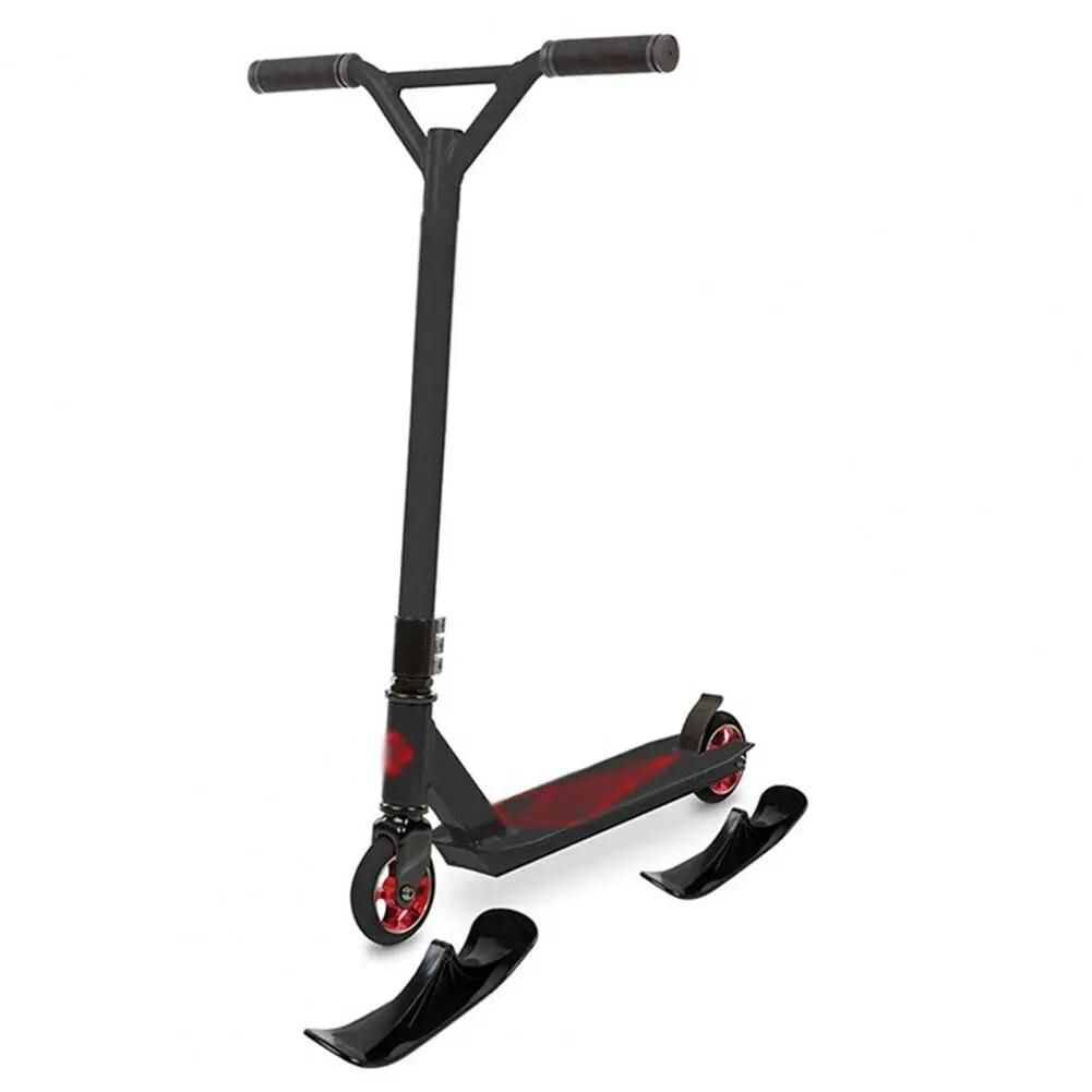 2pcs Snow Scooter Ski Kids Skate Board Sled Scooter Winter Cycling Universal Sled Skiing Board Riding Scooter Replacement Parts