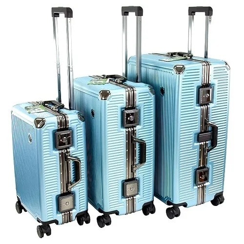 Explorer Hardshell Suitcase - 3 Pieces - Blue