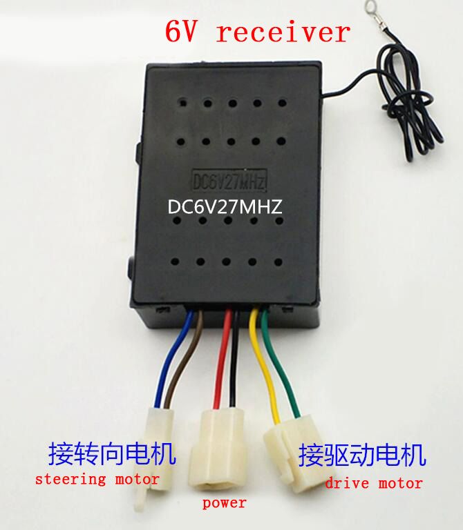 27MHZ Children Electric Toy Car Universal Remote Controller Receiver Circuit Board Radio System Repair Parts