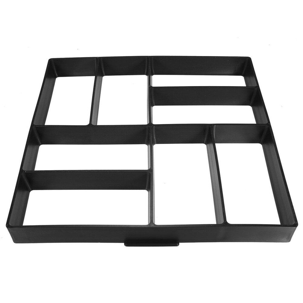 2PCS 8 Grids Pathmate Mold Paving Concrete Stepping Mould Pavement Paver