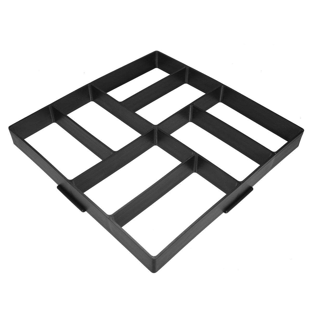 2PCS 8 Grids Pathmate Mold Paving Concrete Stepping Mould Pavement Paver