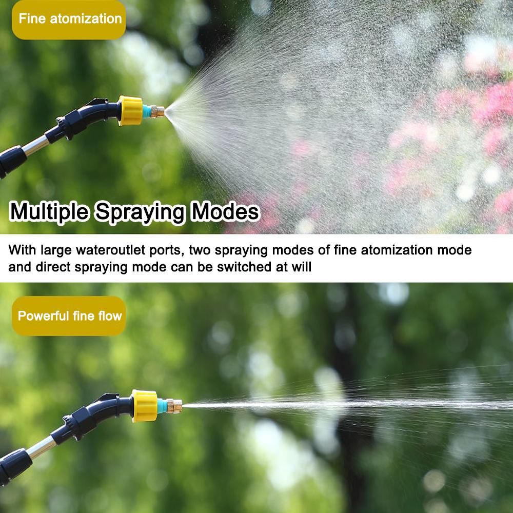 Shoulder Type Electric Gardening Sprinkler Garden Plants Watering Device Flowers Spraying Machine Telescopic Rod Length Adjustable 5L Capacity Multifunctional Agriculture Tool