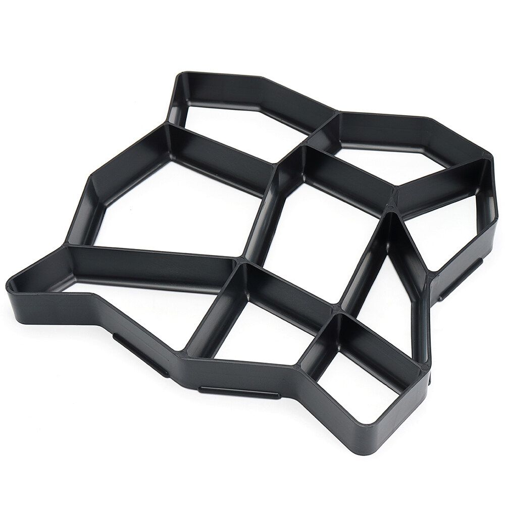 DIY Garden Pavement Mould DIY Manual Paving Cement Brick Road Concrete Mould Garden Tool 36 X 36CM