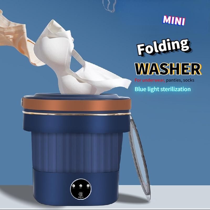 Portable Folding Washer Optional For Charging And Plug-in