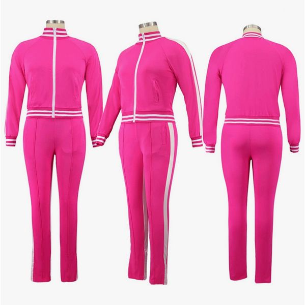 Women Plus Size Clothing 2 Piece Set Long Sleeve Sweatshirt