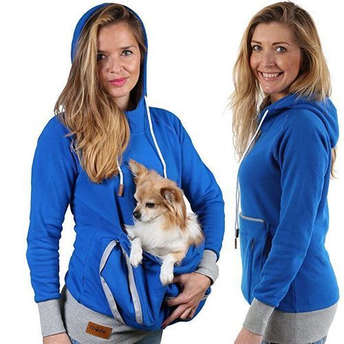 Pet Bag Hoodie Kitten Dog Bracket Holder Sweatshirt