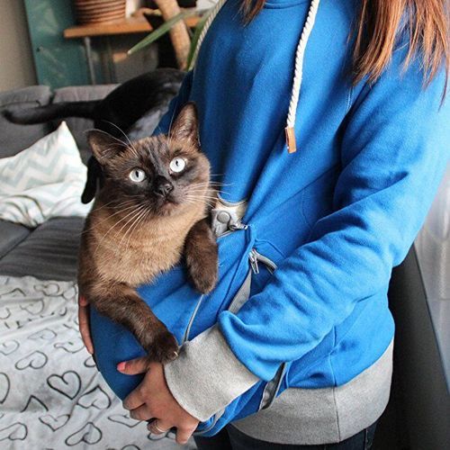 Pet Bag Hoodie Kitten Dog Bracket Holder Sweatshirt