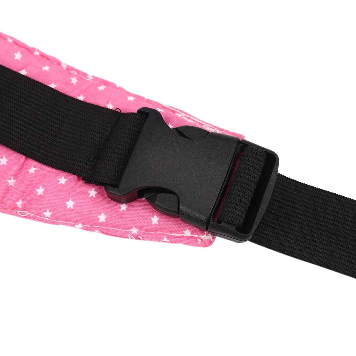 1Pcs Fixing Band Baby Kid Head Support Holder Star Print Sleeping Belt Car Seat Sleep Nap Holder Belt Baby Stroller Safety Seat Holder Belt(PINK)