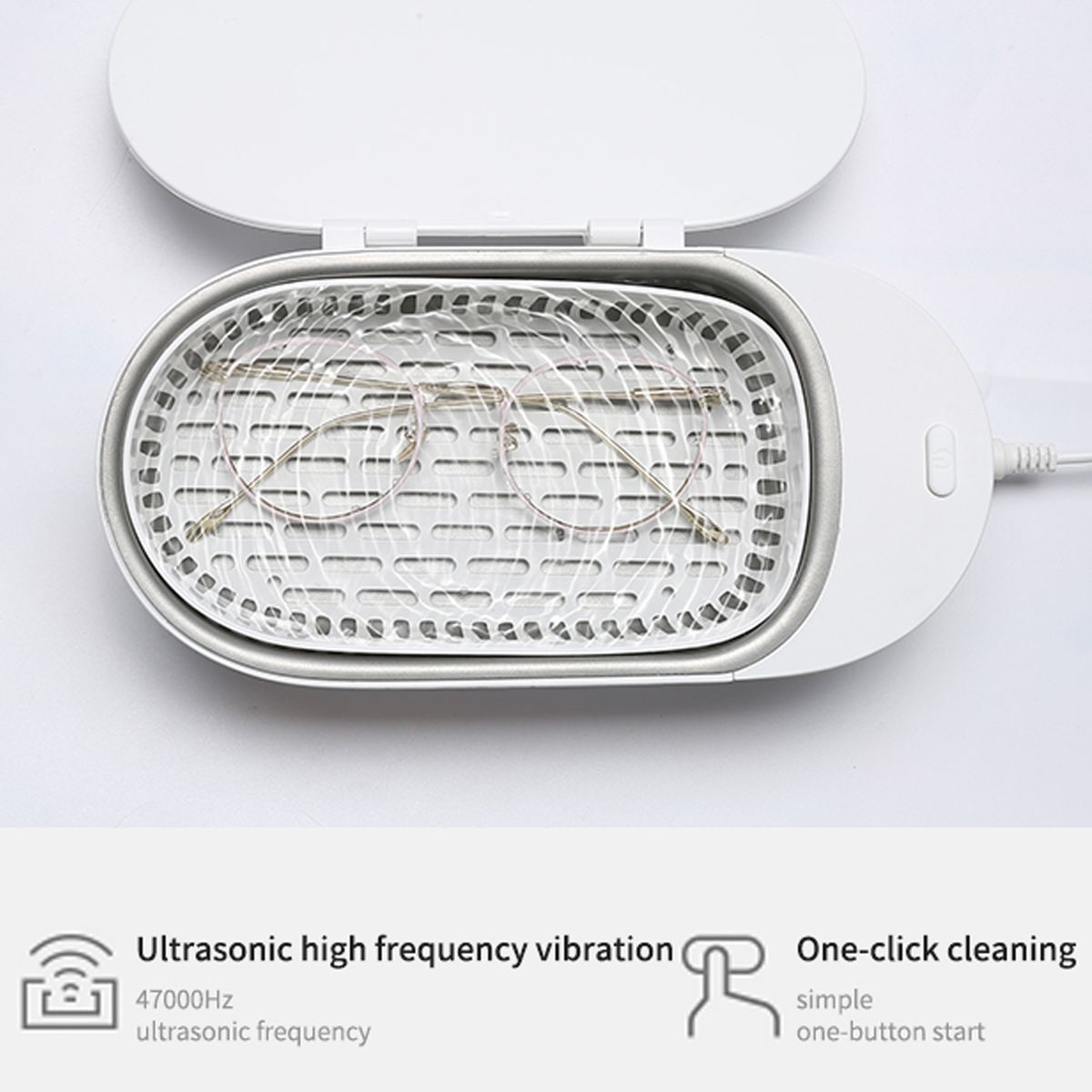 400ML Ultrasonic Cleaner Household Watch Eyeglasses