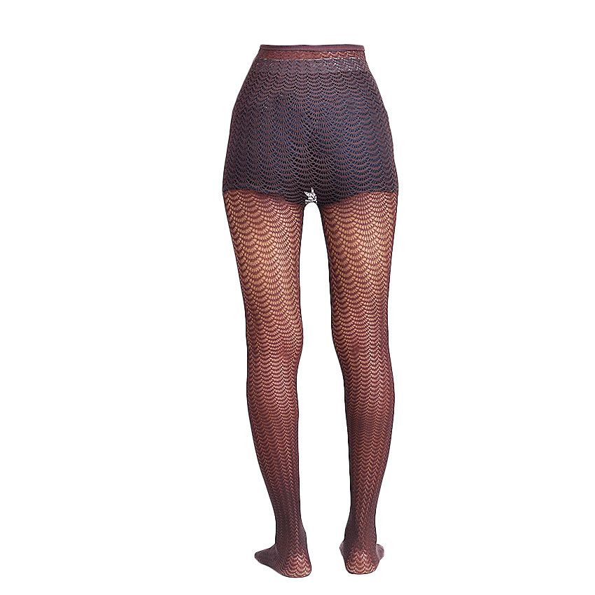 Women's Brown Fishnet Pantyhose Tights Leggings
