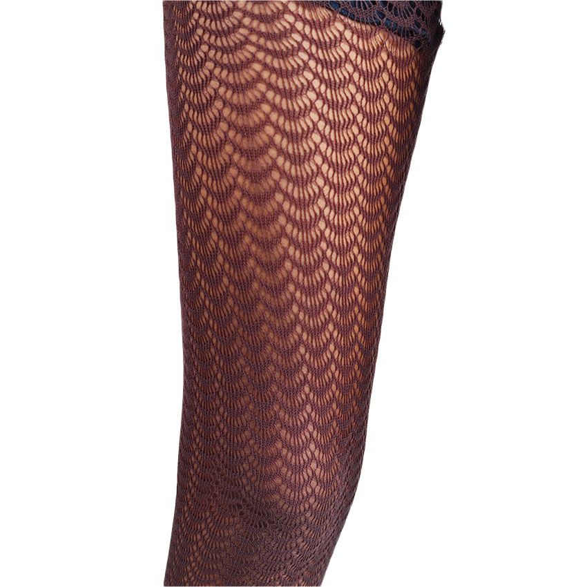 Women's Brown Fishnet Pantyhose Tights Leggings