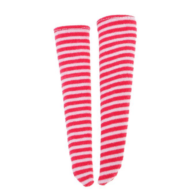 16 Socks Stockings For BJD Blythe Dolls Clothes Red Stripes