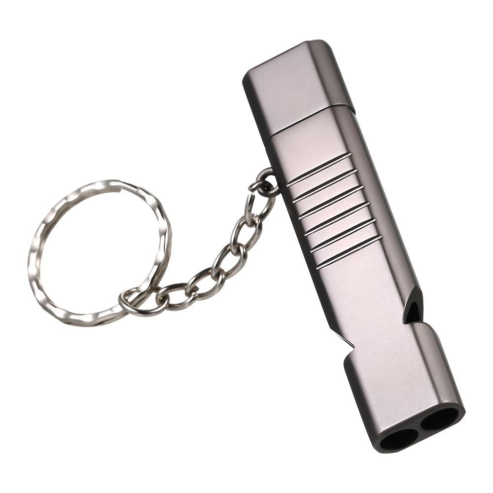 128GB USB3.0 U Disk Whistle USB Flash Drive 2-in-1 Design Portable U Disk Zinc Alloy Material Solid and Durable Plug and Play