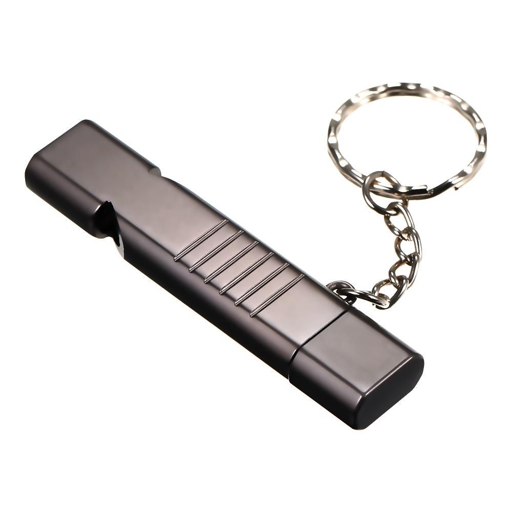 128GB USB3.0 U Disk Whistle USB Flash Drive 2-in-1 Design Portable U Disk Zinc Alloy Material Solid and Durable Plug and Play