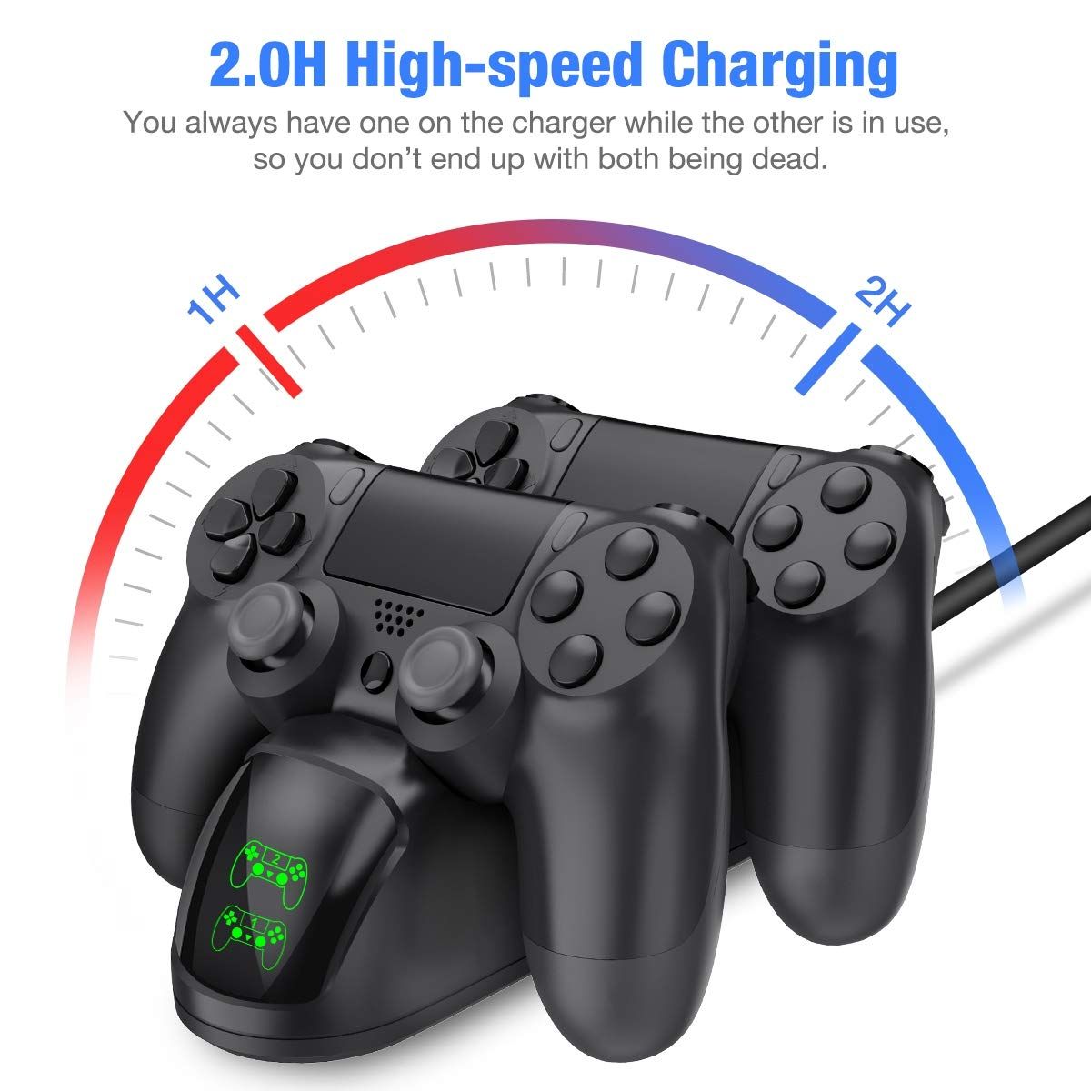 PS4 Controller Charger PlayStation 4 Charging Station Holder