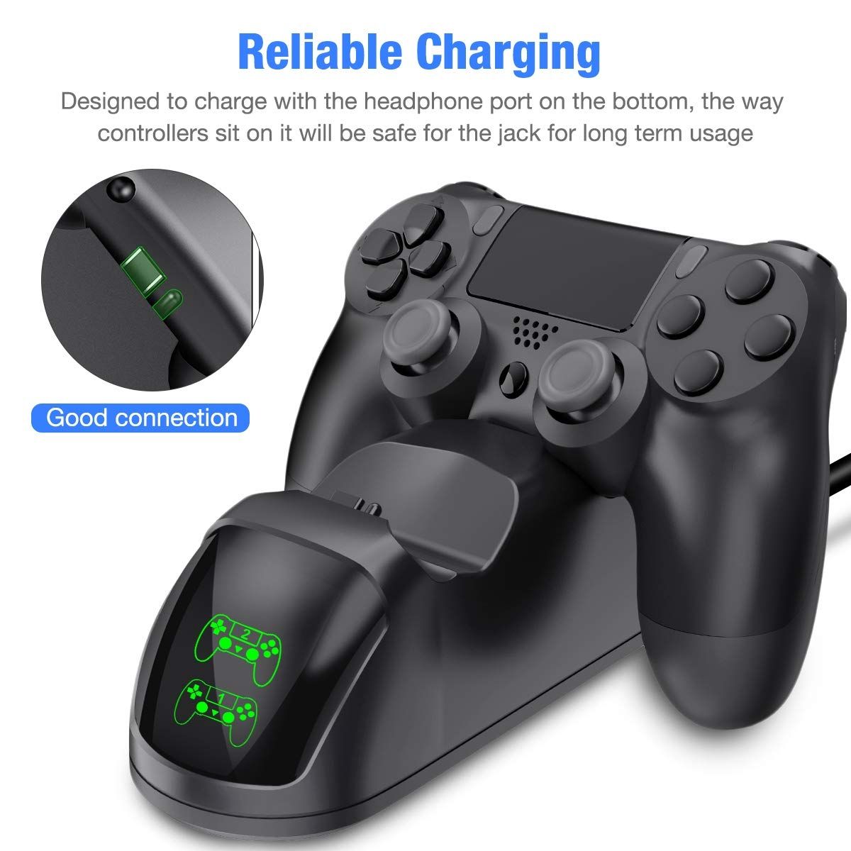 PS4 Controller Charger PlayStation 4 Charging Station Holder