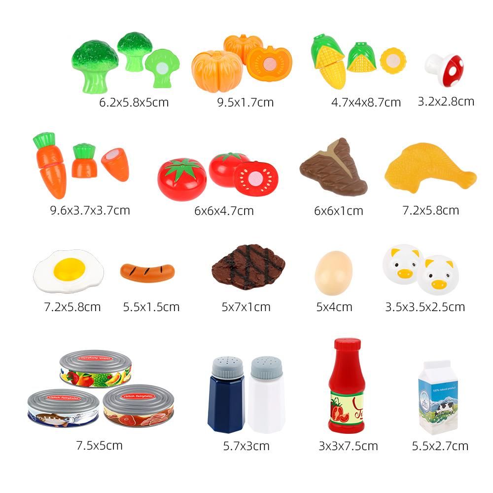 38pcs Kids Cooking Set Kitchen Toys for Kids Cooking Playset with Storage Case Pot & Pans Set Apron & Chef Hat Cutting Vegetables for 3 Years Old or Above Girls Boys Birthday Christmas Gift