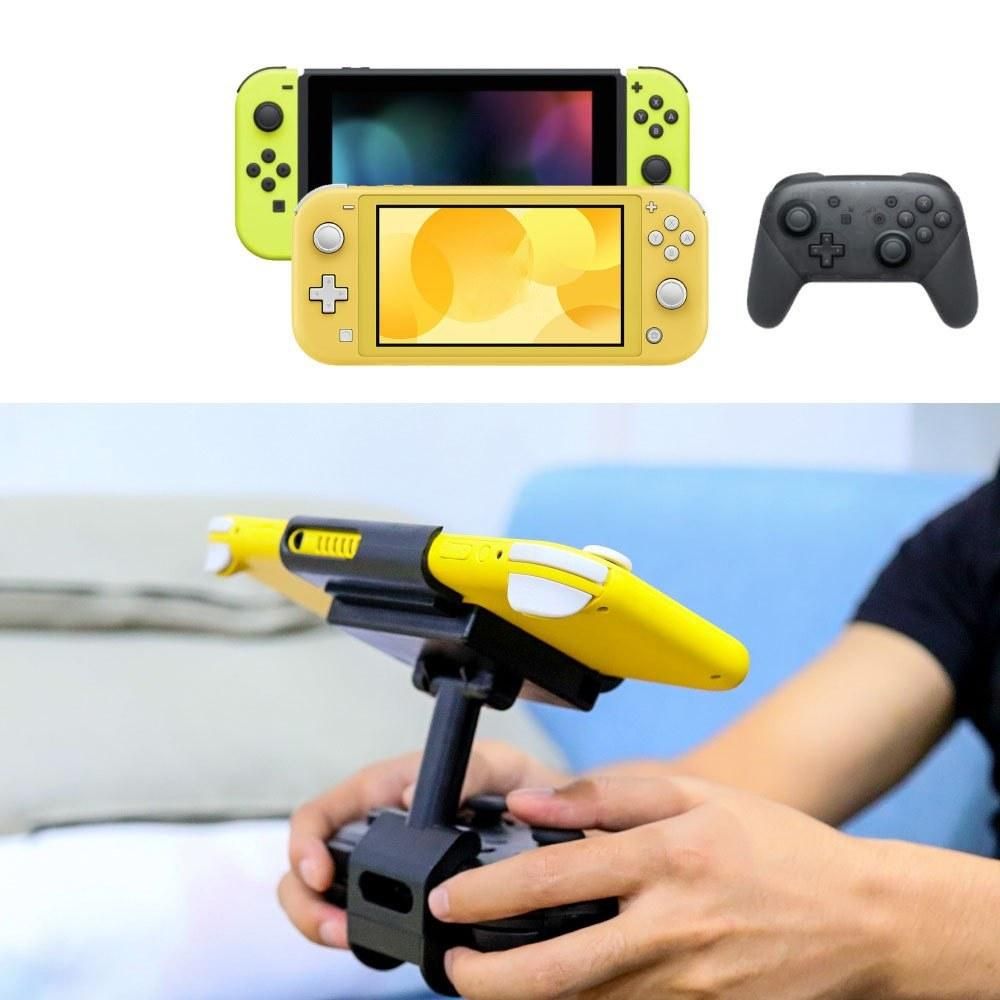 Game Controller Mount-Clip Holder Compatible with Nintendo Switch Pro Controller Gamepad Bracket for NS Switch Console Accessory