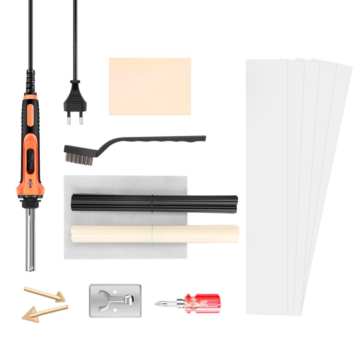 100W Electric Plastic Repair Kit,Plastic Welder Kit With 40
