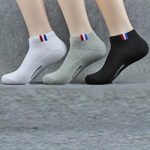 3 Pairs Womens Performance Cotton Cushioned Casual Athletic Ankle Socks