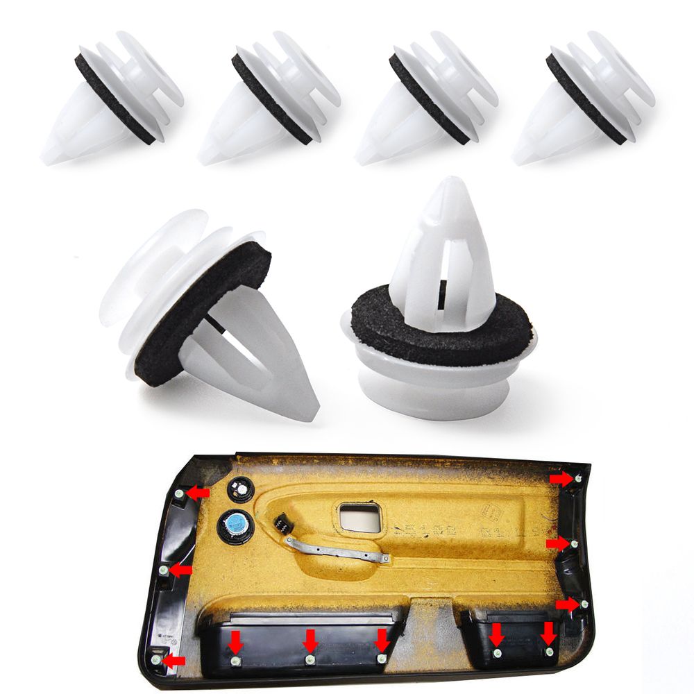 Mikkuppa 30pcs Door Panel Clips For Bmw E36 E46 E5